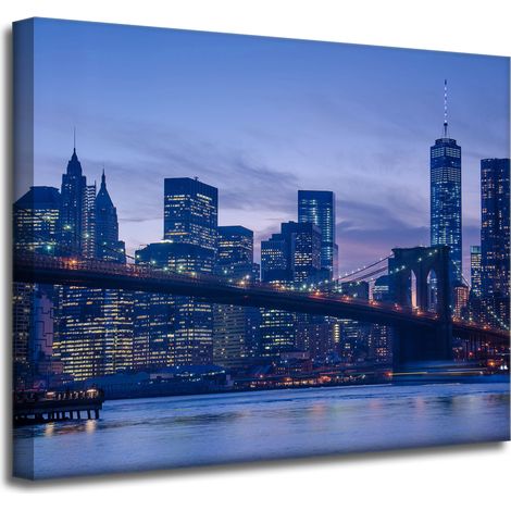 Stampa su tela "Architettura di New York" 50x40 cm