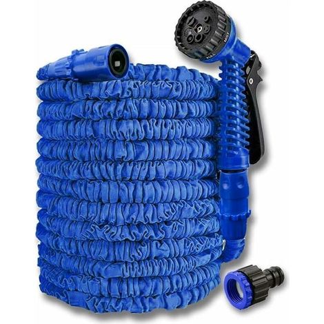 Tuyau d'Arrosage Extensible 30m avec 7 Embouts Pulvérisation Multifonction Jardin Lavage Voiture Arrosage (1/4)