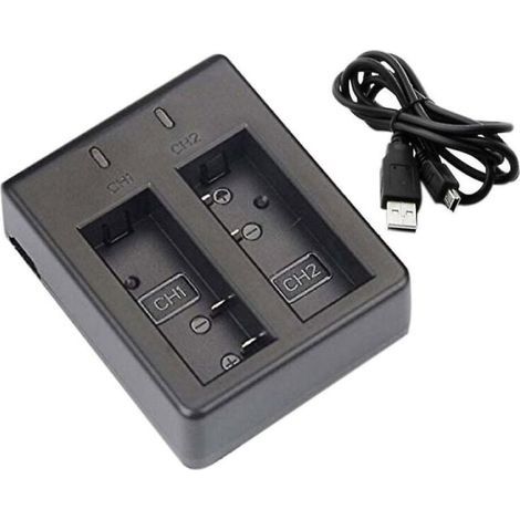 Double chargeur pour Eken H9 H9r et Sjcam Sj4000 Sj 4000 Sj5000 (1/5)