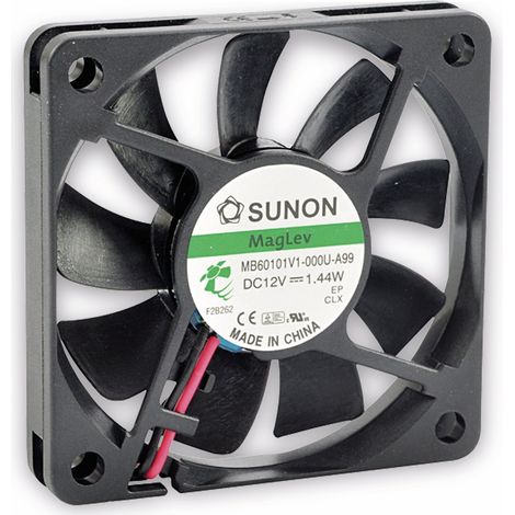 Ventilateur axial SUNON MF60101V21000UA99, 60x60x10 mm, 12 V- (1/2)