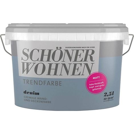 SW Trend Wandfarbe matt 2,5L Denim 5565