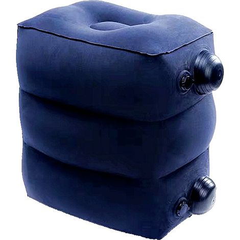 Coussin Gonflable Pour Voiture - Siège Arrière Réglable - Accessoire De Voyage Et Camping - Format Compact 40x30 Cm (1/5)