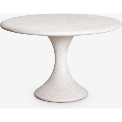 SKLUM Runder Esstisch Ø120 cm aus Beton Eloria                                   