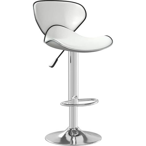 Maison Exclusive - Barhocker Weiß Kunstleder (1/5)