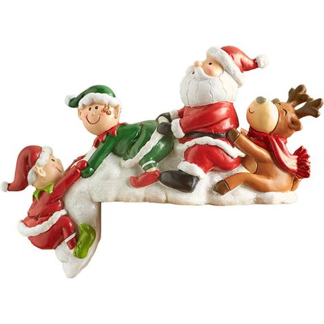 Christmas Polar Bear - New Christmas Decorations - White Christmas Polar Bear - Flocked Polar Bear Scarves - Animal Figurines - Hanging Ornaments (1) (1/4)