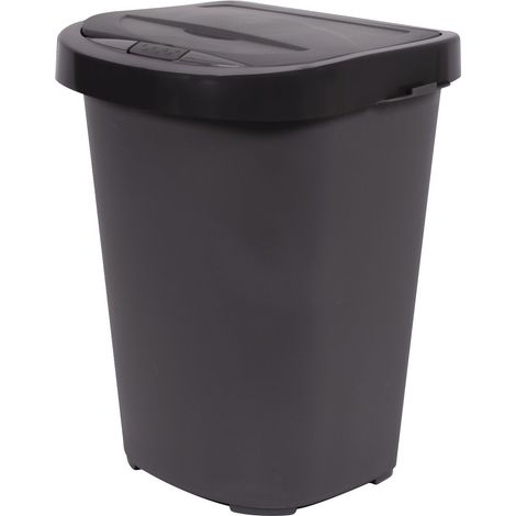 Müllbehälter Tri-home 40 l Anthrazitgrau - Eda
