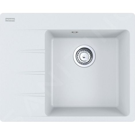 Franke Centro - Évier en Fragranite CNG 611-62 TL / 7, 62x50 cm, blanc-glace 114.0637.164 (1/3)