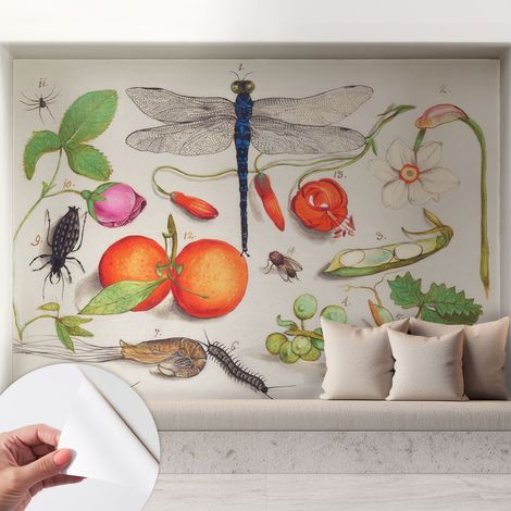 Fototapete Selbstklebend - Wanddekoration - Wandfolie - 3D Tapete Wand - Wohnungsdeko Naturillustration 208x146 cm (1/5)