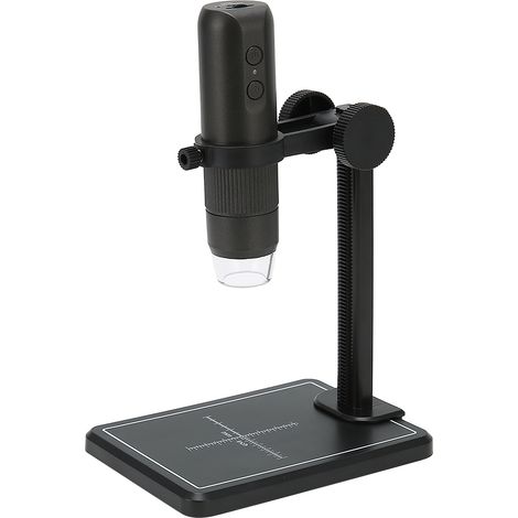 Microscope numérique USB portable WiFi 50X-1000X, 8 LED, avec support réglable, compatible iPhone et Android (1/5)