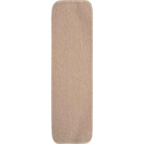 Maison Exclusive - Tappetini Scale Antiscivolo 15 pz 75x20 cm Beige Rettangolari (1/5)