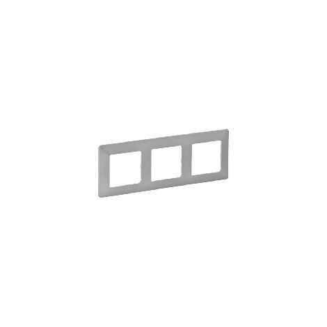 Legrand VLIFE 3FACH RAHMEN ALUMINIUM (754133)