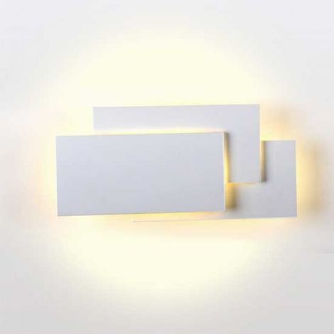 12W Rechteckige Led Wandleuchte weiß V-TAC VT-712 3000K (1/4)