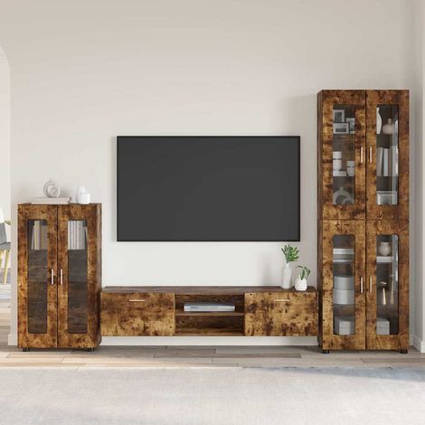 Teenpull – TV-Schrankset FLORIN 3 pcs Geräucherte Eiche Holzwerkstoff (1/5)