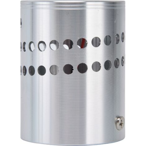 Applique murale LED à spirale, 3 W, intensité variable, aluminium résistant à la corrosion, rouge, pour véranda ou salon (1/3)