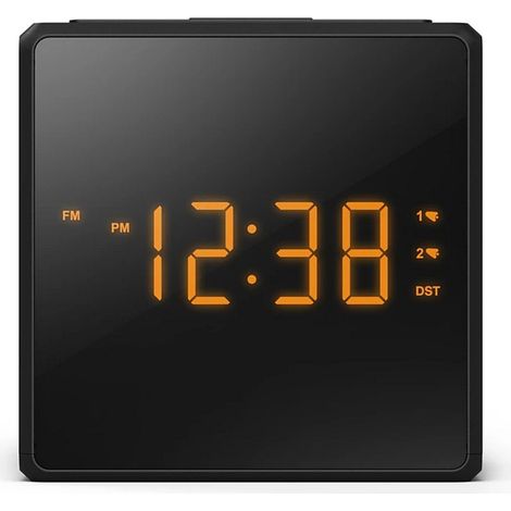 Radio-réveil double alarme noir - Philips - TAR4500 (1/4)