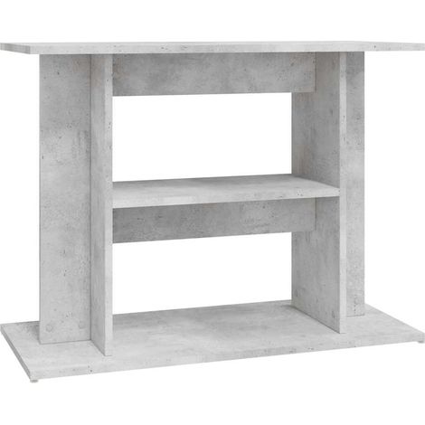 Support d'aquarium en béton gris 80 x 35 x 60 cm Bois d'ingénierie (1/5)