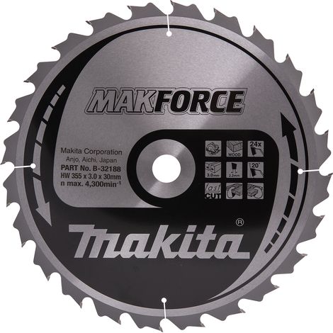 Makita MAKFORCE Sägeblatt 355x30x24Z