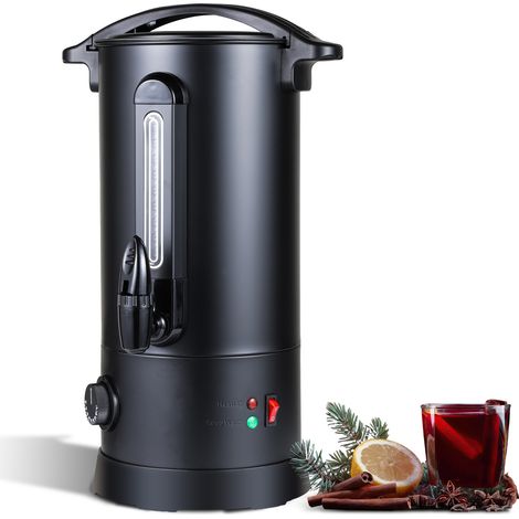 Jopassy Bollitore per vin brulé 1800 W Distributore di bevande calde 10 L con vaschetta di raccolta, rubinetto di scarico, termostato e protezione contro il surriscaldamento Regolazione della temperat (1/5)