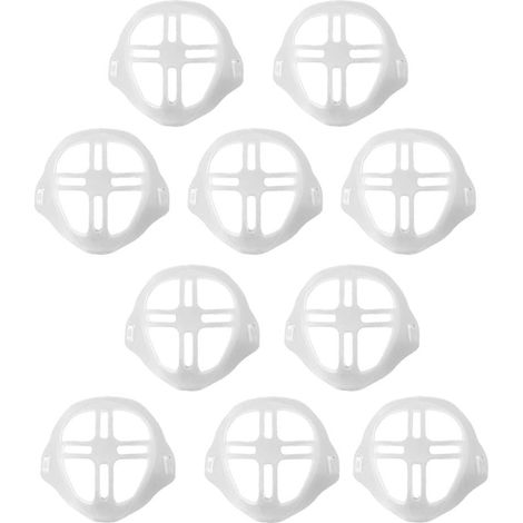 Support Interne En Silicone 3D Pour Masque - Cadre Interne Réutilisable Et Lavable - 10 Pièces (1/5)