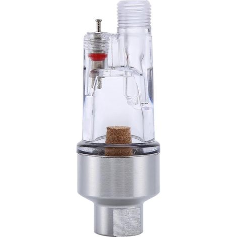 1/8" Airbrush Online Mini Separator Air Pressure Regulator Air Filter Water trap Moisture Filter air compressor fittings (1/5)