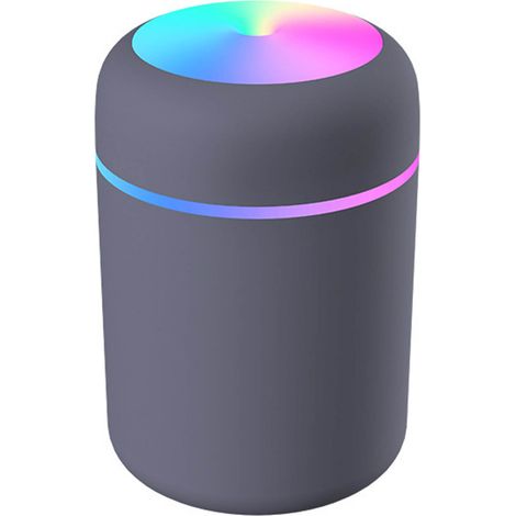 Humidificateur silencieux à 1 bouton avec brumisation fine et lumière intégrée, 300 ml (1/5)