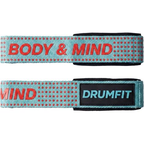 Cecotec Straps - Correas de Levantamiento de Pesas - Drumfit Lifting Straps. Algodón Reforzado, Agarre de Silicona (1/4)