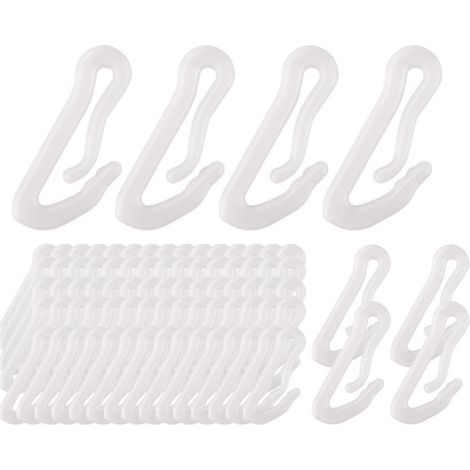CCYKXA Pack of 100 clips for solar protection film, multi-functional, windproof, easy installation, for greenhouses (1/3)