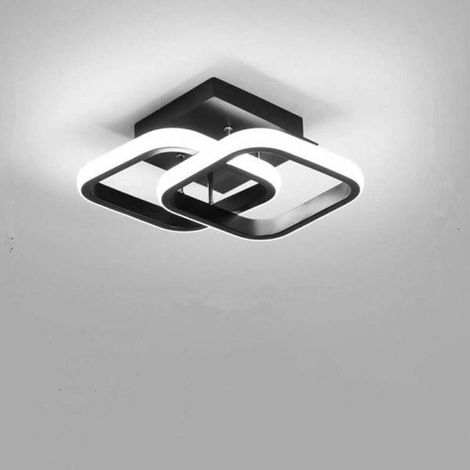 Plafonnier BETTE lustre LED en acrylique carrées pour salle à manger cuisine studio cool 22w 2 (1/4)