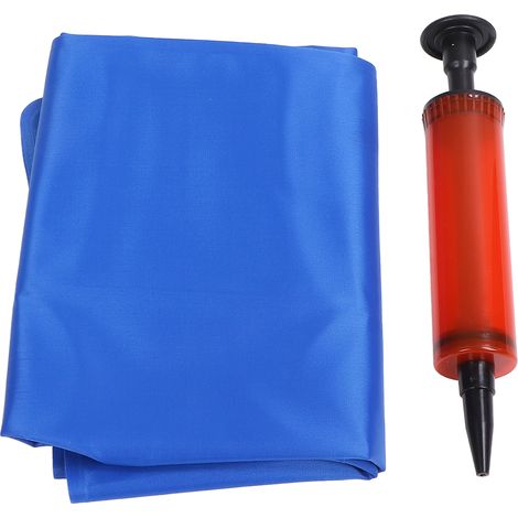 Coussin de siège de toilette gonflable anti-escarres, étanche, pliable, pour chaise et tabouret (1/5)