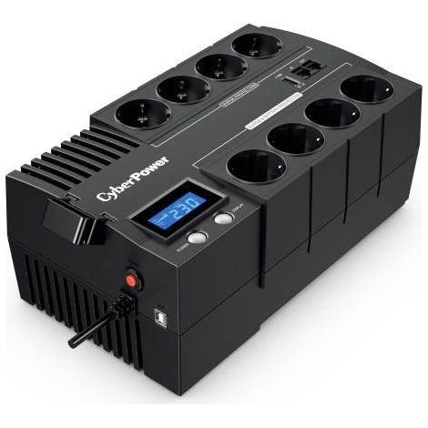 Onduleur CyberPower BR1000ELCD Line-Interactive 1000 VA 600 W 8 prises Type F LCD (1/2)