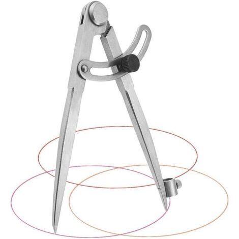 Compas Menuisier Professionnel 20 cm en Acier au Carbone pour Dessin, Menuiserie, Métal et Cuir (1/5)