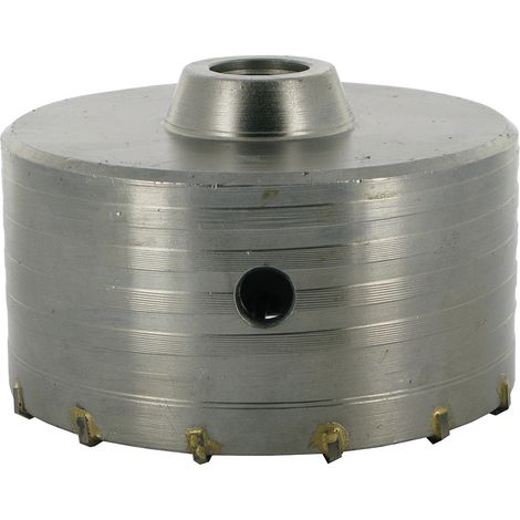 Scie cloche trepan tct de 115 mm tranchants en carbure 1/2 bsp