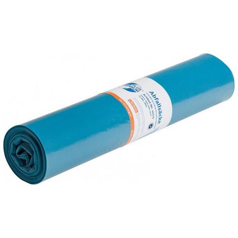Sac poubelle 120 l bleu PEBD débutant