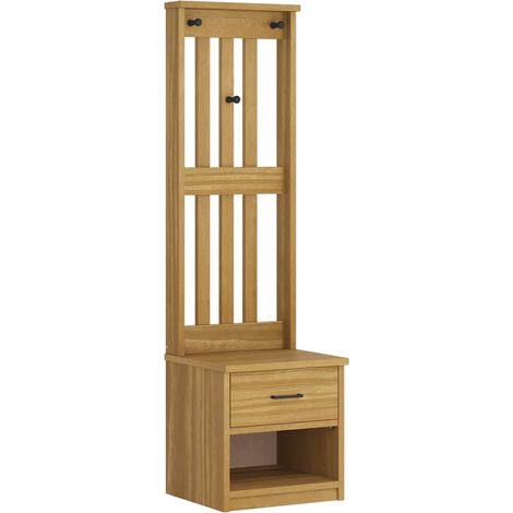 Portemanteau,Porte-vêtement sSANDENS 45x40x159,5 cm bois massif pin CFW67874 (1/5)