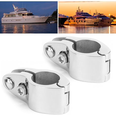 Stück Bimini-Top-Gleitbackenklemmen aus Stahl für Schlauchboote und Yachten, 25 mm (1/5)