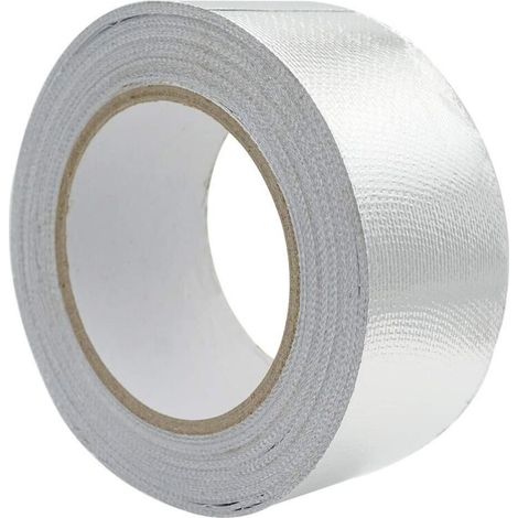 Aluminiumklebeband, 48 mm x 10 m Dichtungsstreifen, verstärkt mit Glasfasergewebe zur Belüftung.