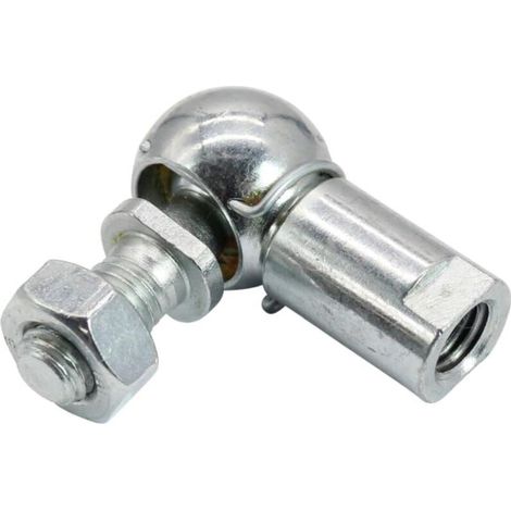 Rotule de direction avec circlip en acier zingué DIN 71802 – Fixation universelle M8 droite/gauche – Longueur 30mm – Joint vérin gaz (1/3)