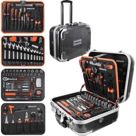 Malette Outils, Caisse à Outils Complete 123 pièces, Boite a Outils (1/5)