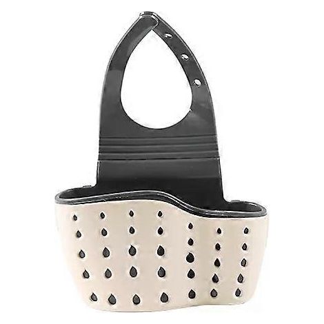 Étagère d'évier de cuisine, porte-savon et égouttoir à éponge, panier suspendu double à ventouses, accessoires d'évier, livraison directe (1/5)