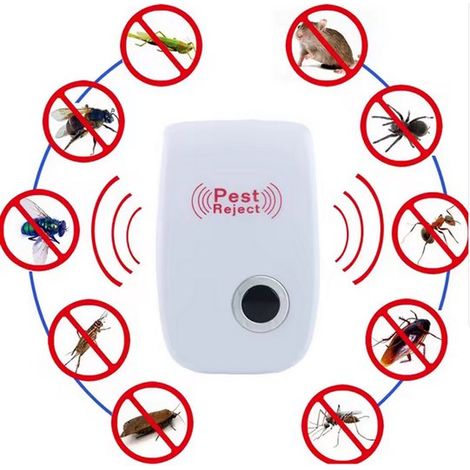 Lot de 6 répulsifs ultrasoniques – Anti-souris, mouches et moustiques – Sans produits chimiques – Prise secteur (1/5)