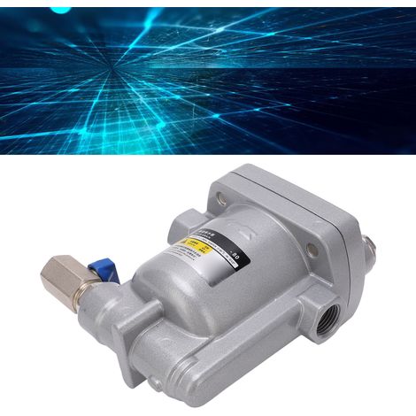Soupape de vidange, soupape de vidange haute pression anti-colmatage, purgeur automatique anti-colmatage pour réservoir de gaz ADTV-80 G1/2" (1/5)