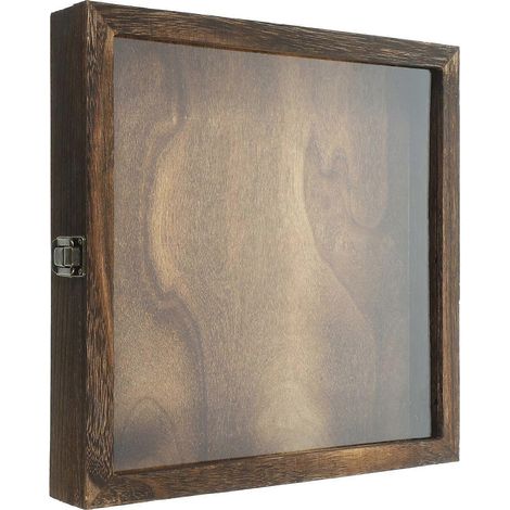 Vitrine pour spécimens d'insectes, coffret de protection pour spécimens, boîte de présentation en bois (1/3)