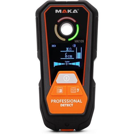 Détecteur de câbles – MK109 – Détection jusqu’à 120 mm pour métal, cuivre et câbles électriques – Rechargeable USB-C – Maka (1/5)