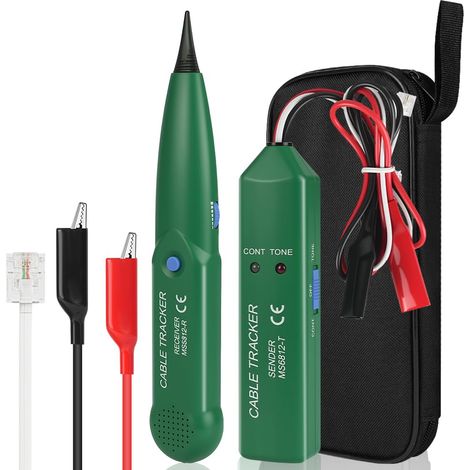 Flintronic Kabelprüfgerät, Netzwerk- und Telefonleitungsüberwachungs- und -erkennungsgerät, MS6812