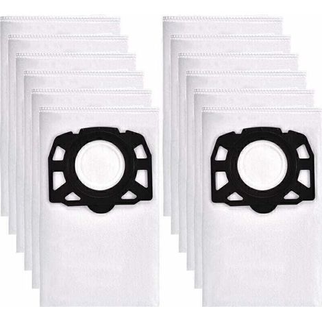Leadaybetter 12 Sacs Aspirateur pour Karcher WD4 WD5 WD6 Premium, adapté pour Karcher MV4, MV5, MV6 aspirateur eau et poussière 2.863-006.0 (1/5)