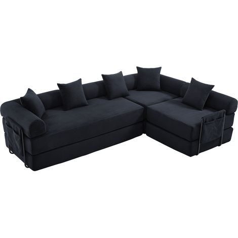 CAIziCanapé familial confortable avec rangement et fonction modulaire – emballé sous vide pour un montage sans effort, modules combinables librement et adapté aux animaux. Parfait pour des moments de (1/5)