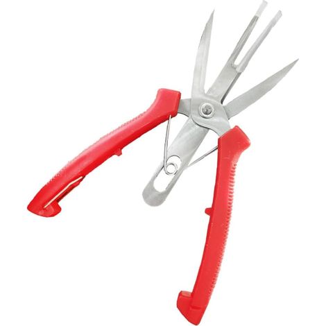 Doppelmaul Obstschere Gartenschere aus Edelstahl mit