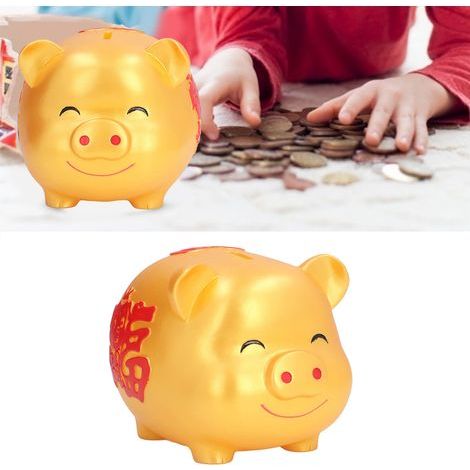 Bonita hucha anticaídas, tamaño grande, color dorado, para niños, decoración del hogar y regalo. (1/5)