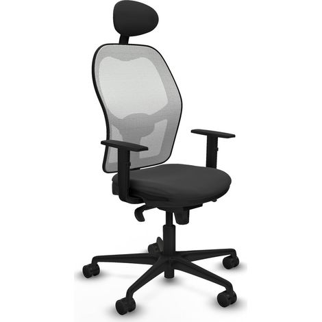 Sedia Ufficio con Poggiatesta Jorquera Piqueras y Crespo 1D036N1 Grigio scuro (1/5)