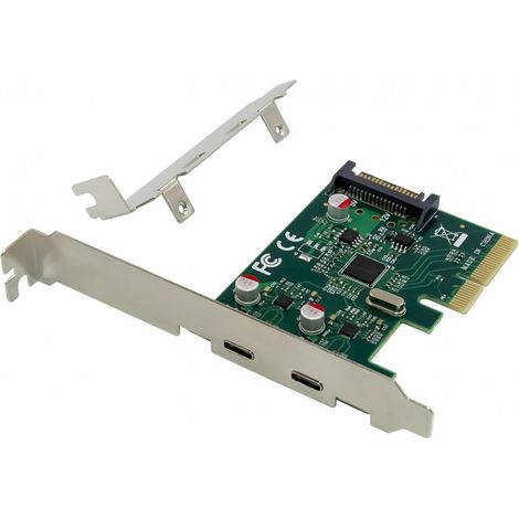 CONCEPTRONIC PCI Express Card 2xPort USB 3.2 Gen2 Typ-C sw